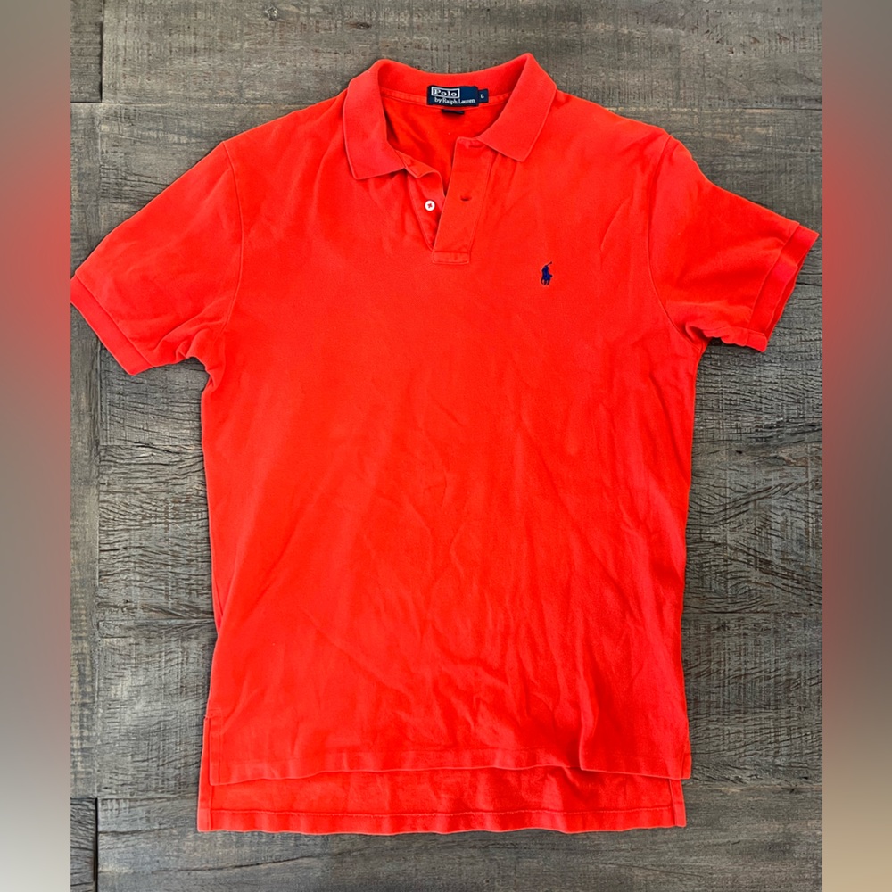 Orange Polo By Ralph Lauren - size Large